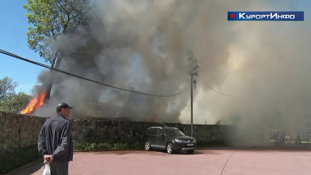 Пожар в центре Сестрорецка сегодня заставил поволноваться местных жителей