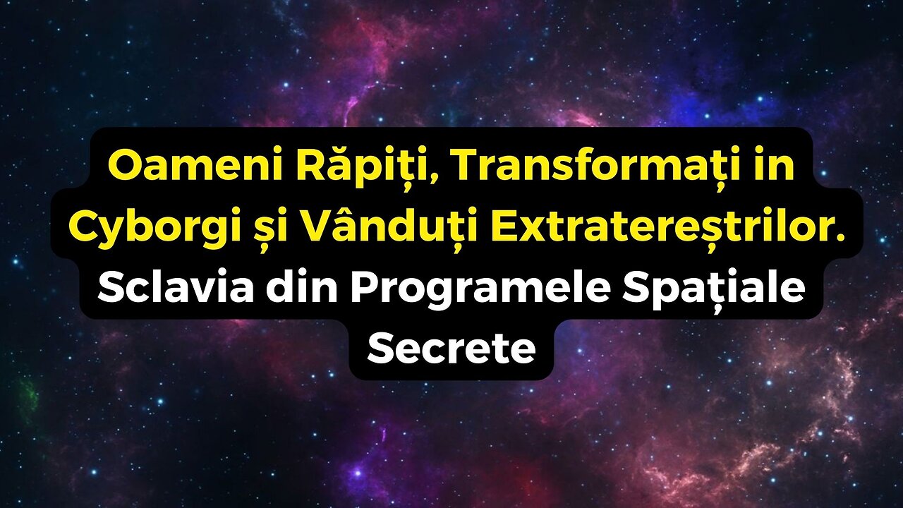 Sclavii din Programele Spatiale Secrete, Cyborgi, Oameni Disparuti