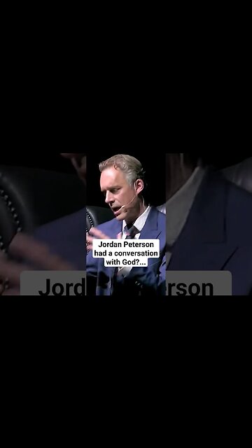 Jordan Peterson claims to have had a discussion with God... #jordanpeterson #jordanpetersondaily