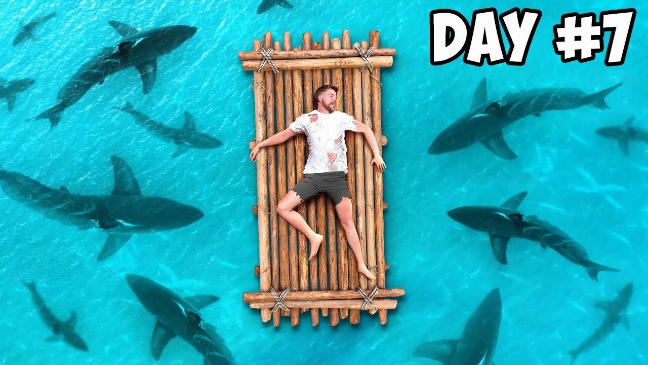 Mr.Beast 7 Days Stranded At Sea