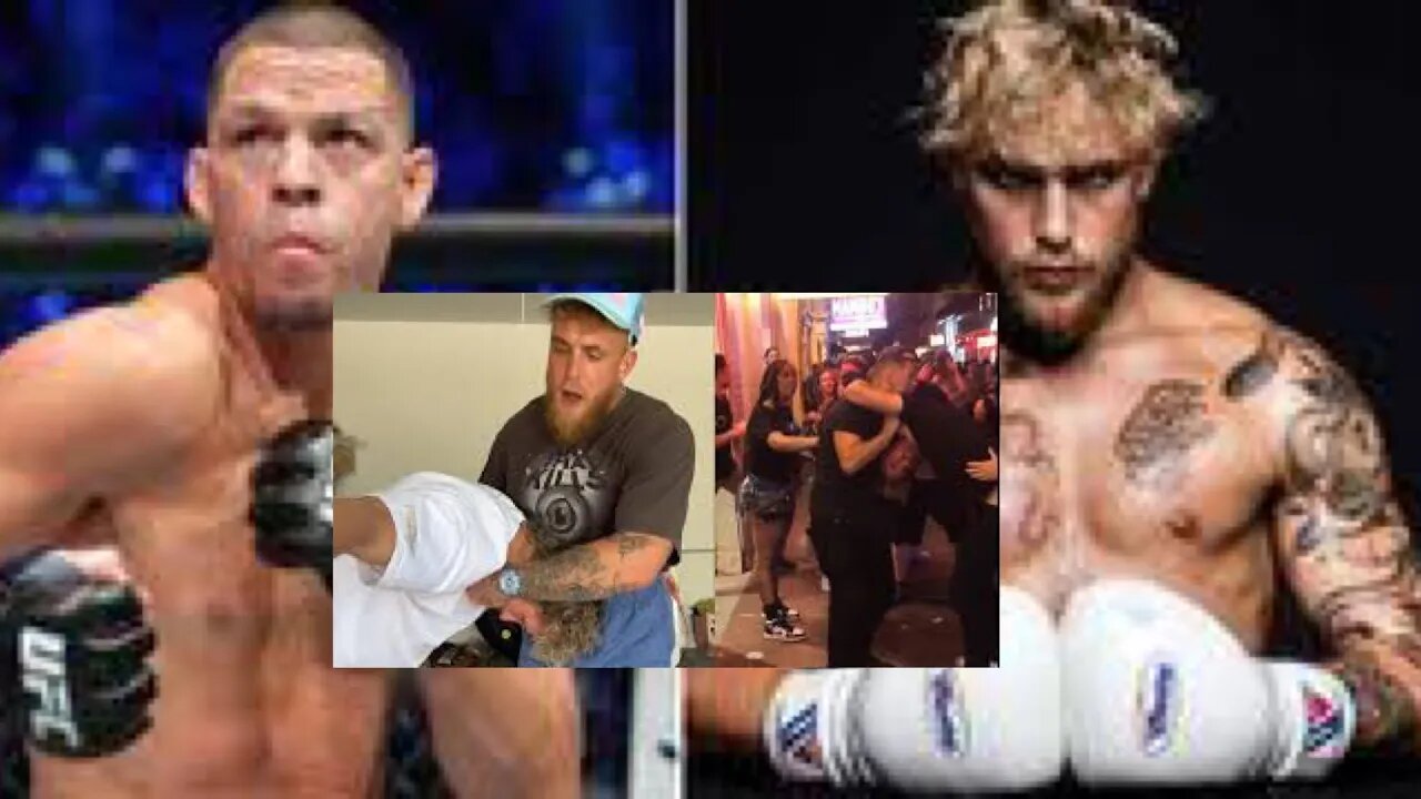 Nate Diaz Got Into An Altercation With Logan Paul.. Lookalike Jake Paul Responds!👀🥊 #sports