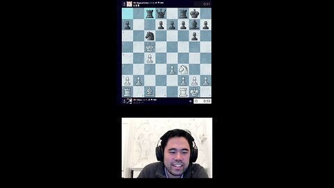 Magnus tricked hikaru... #chess #chessminiature #hikaru #viral #viralonhipi