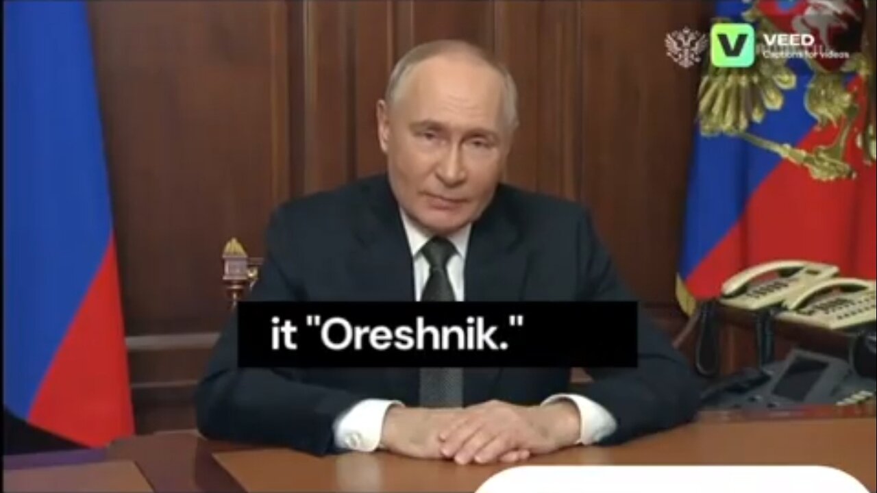 Putin's Official Comments on the "Oreshnik" Missile Attack