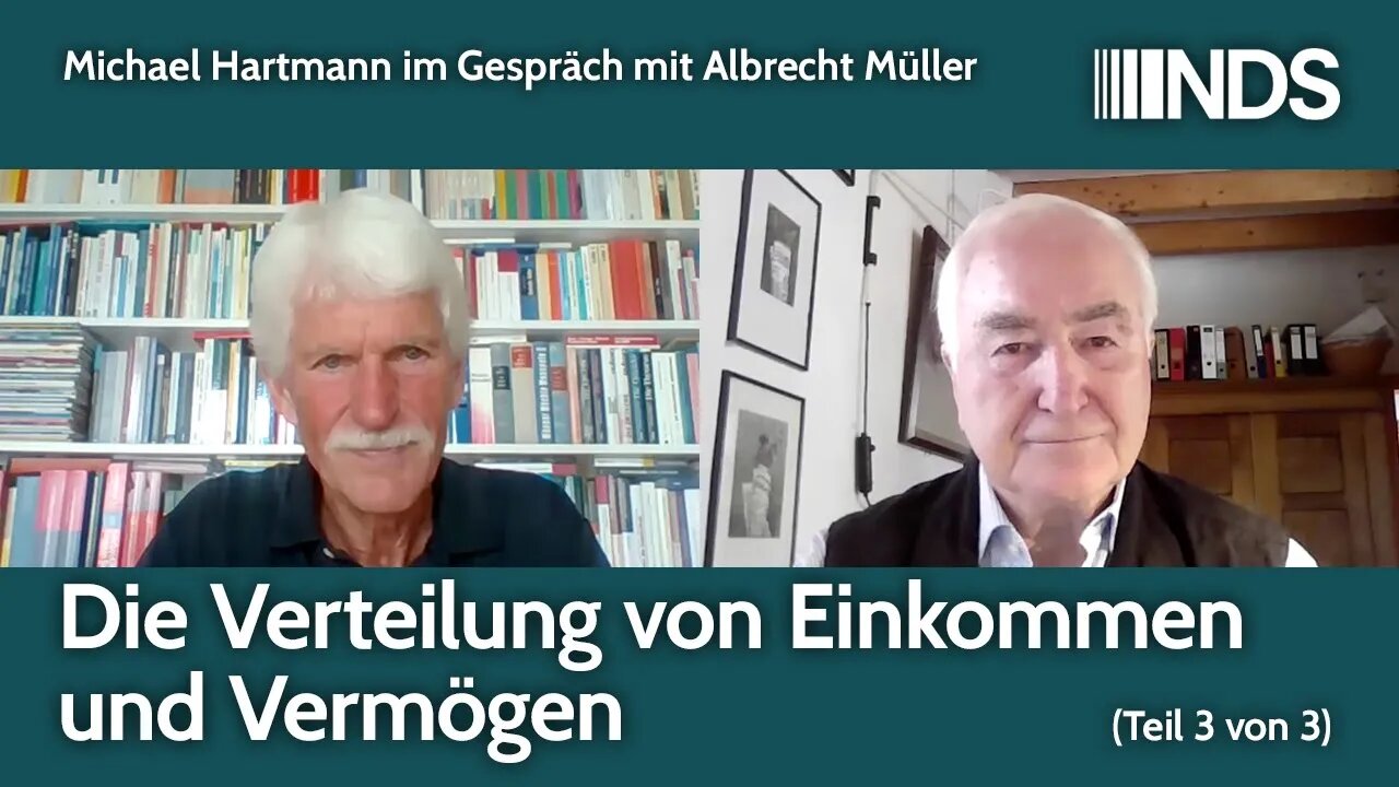 Michael Hartmann im Gespräch mit Albrecht Müller – Verteilung von Einkommen und Vermögen (Teil 3/3)