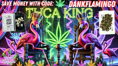 Trying Strong THCa Flower! Dankin With The Flamingos Review!!