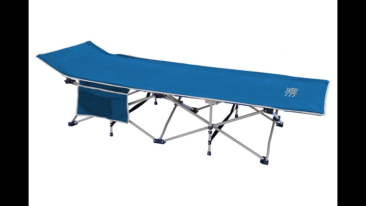 FE Active Folding Camping Cot - Lightweight, Compact, Portable Outdoor Bed Comfortable Sleeping...