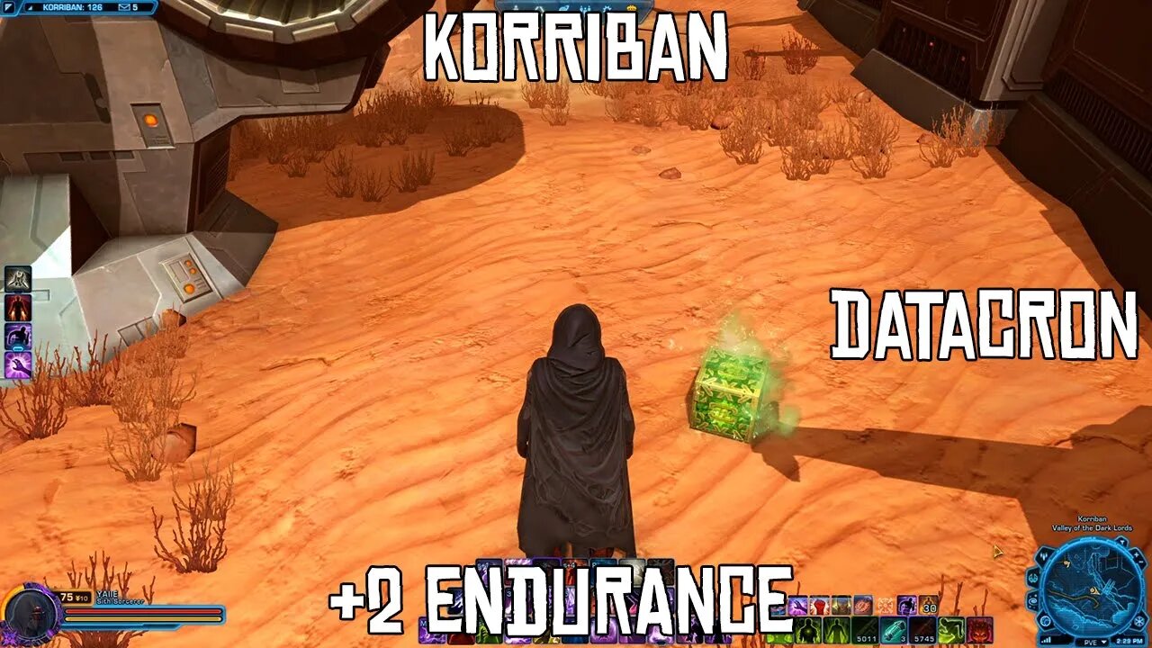 Datacron Hunting on Korriban, the Sith Homeworld. SWTOR. (1 of 3)