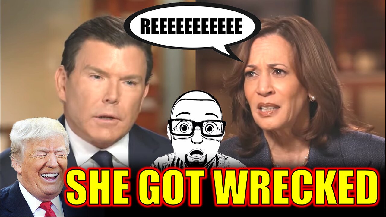 Kamala ERUPTS in FITS OF RAGE during Fox News interview!