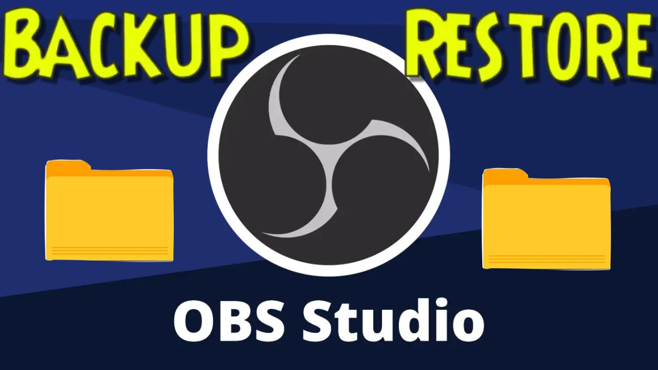 🟢 OBS Studio🟢 ( Backup🦯 Restore 🦯 How To Guide 🦯 Help 🦯Tutorial )