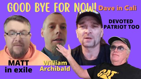 Good bye for now