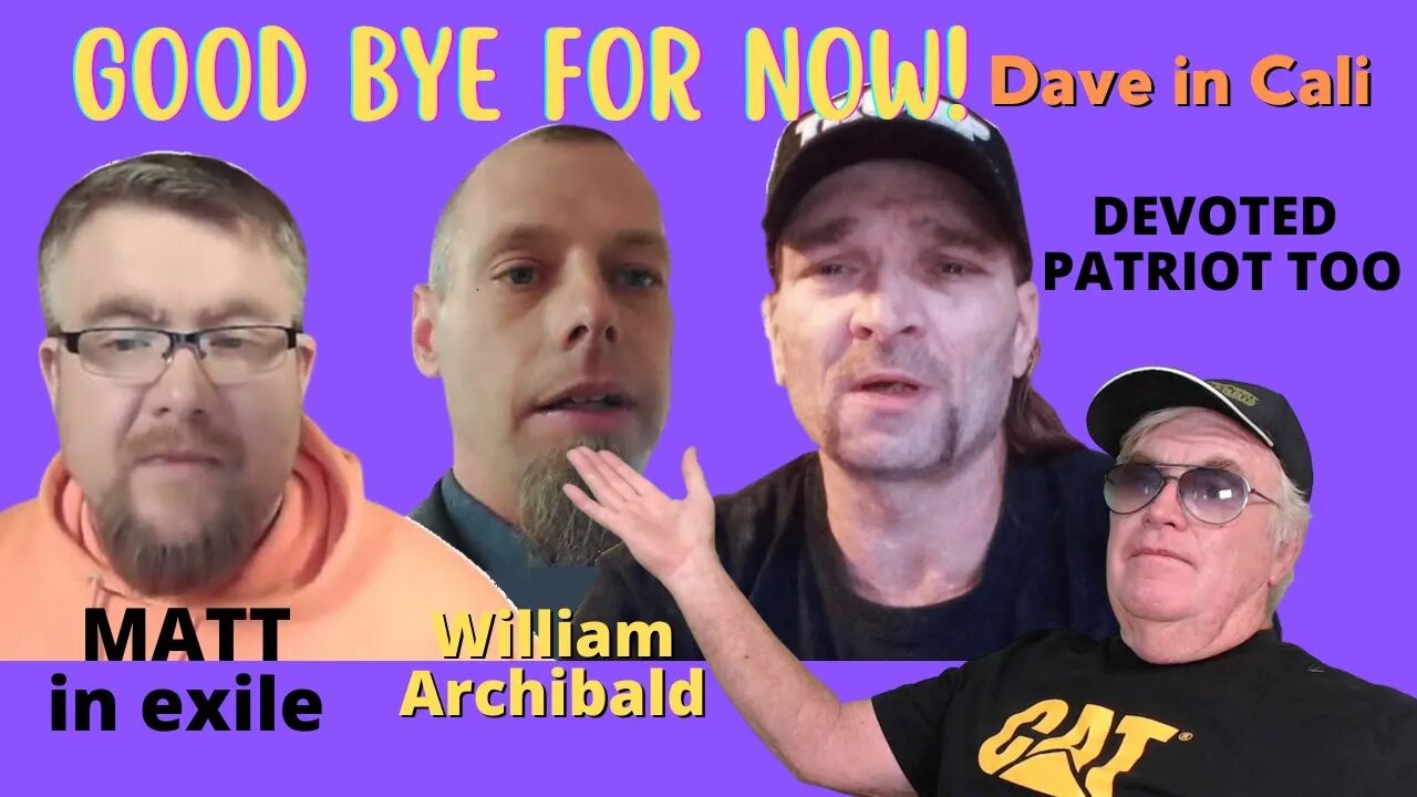 Good bye for now