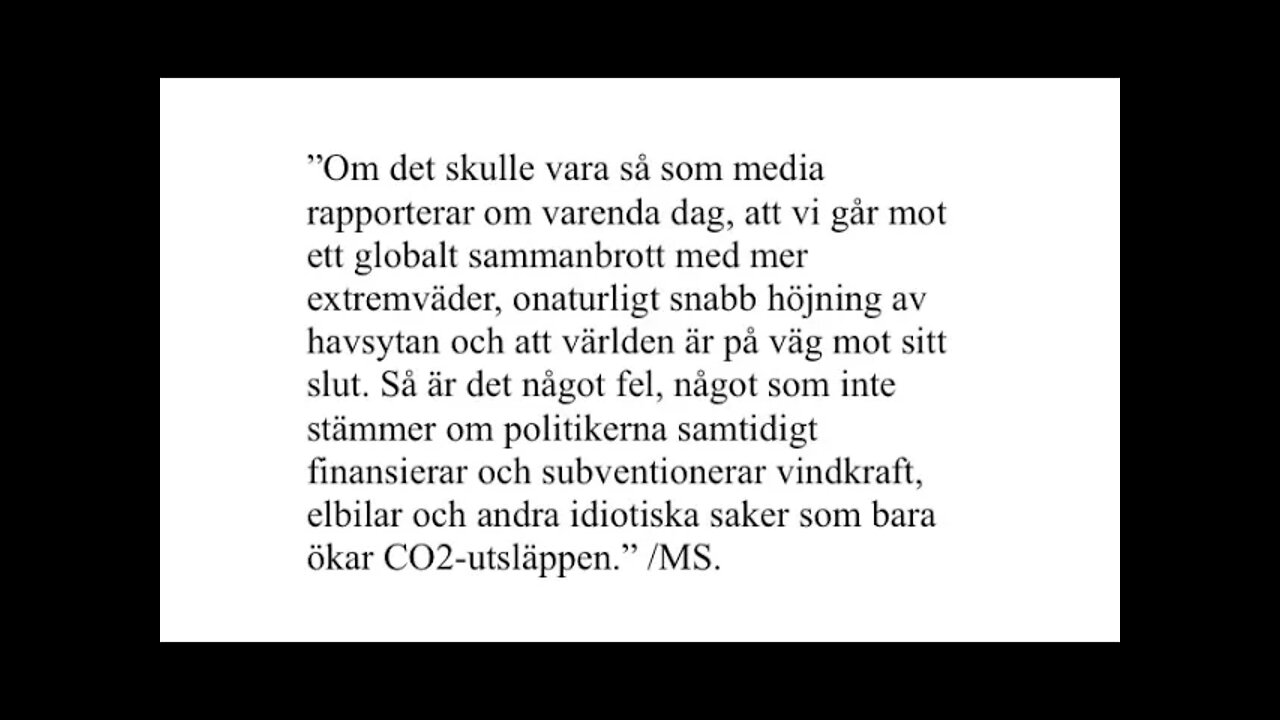 Om det skulle vara så?