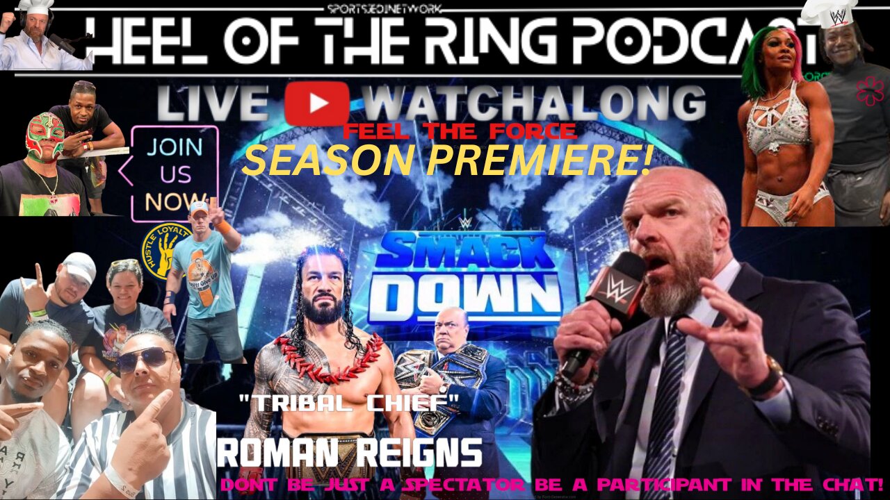 WWE WRESTLING SMACKDOWN Live Reactions & Watch Along (No Footage Shown)ROMAN REIGNS WILL APPEAR