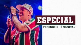 FLU FEST: FERRUGEM COMANDA A TORCIDA E CANTA O SUCESSO "É NATURAL"