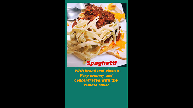 Spaghetti, Spaghetti American taste for my wife