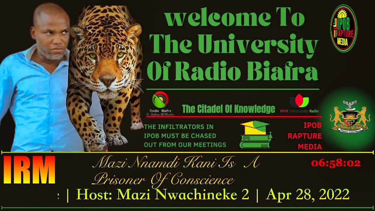 Welcome To The University Of Radio Biafra | Hausa-Service 2 | Host: Mazi Nwachineke | Apr 28, 2022