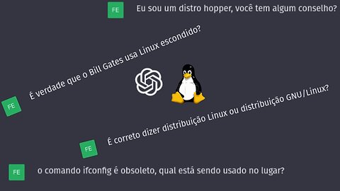 Interagindo com o ChatGPT sobre Linux