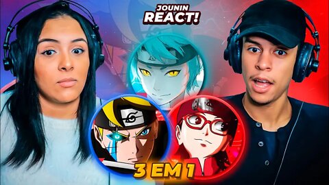 3 EM 1 | Meckys - Rap do Boruto, Mitsuki e Sarada | [React Rap Nerd] 🔥