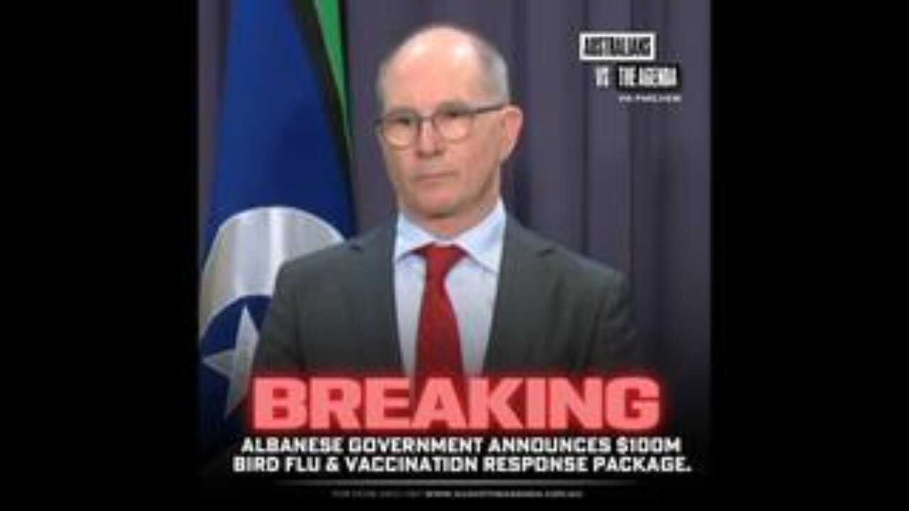 $100 Million ‘bird flu preparedness and vaccination response’ package.