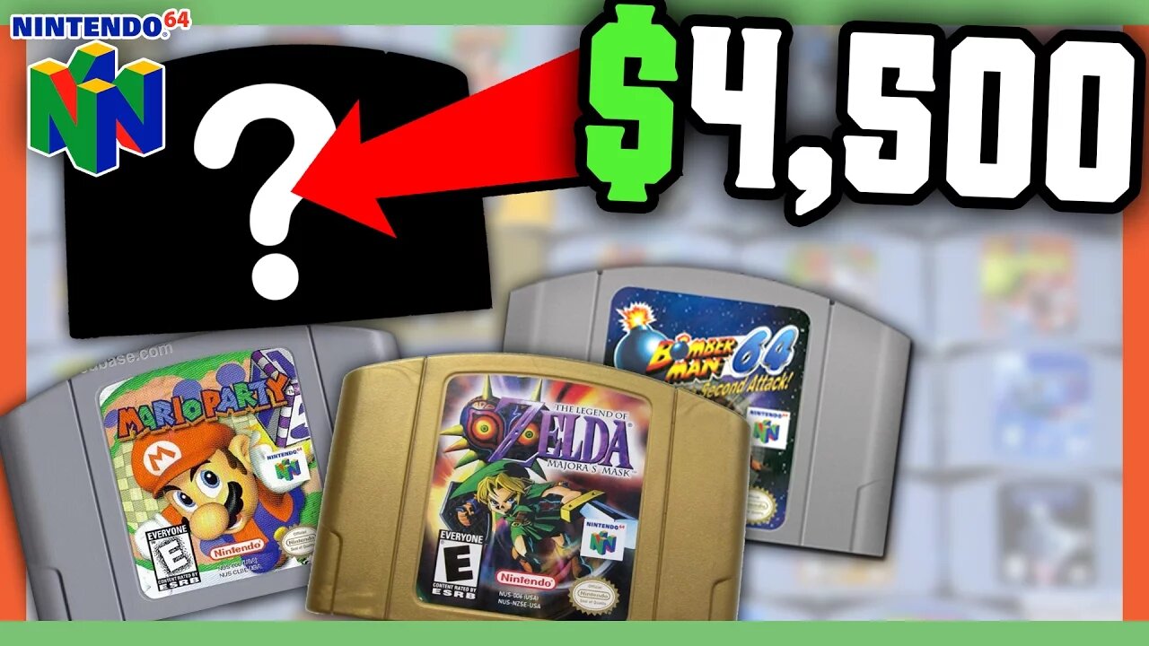 RARE N64 GAMES WORTH MONEY - MOST VALUABLE NINTENDO GAMES!!