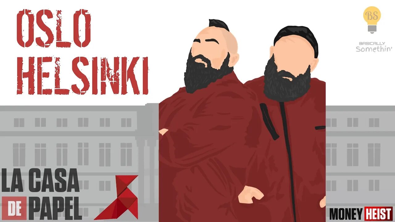 Helsinki and Oslo | La casa de Papel | Money Heist | Digital Illustration