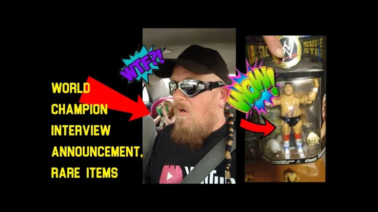 World Champion Interview Announcement/ Rare Items in the Studio