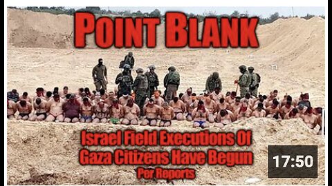 BREAKING: Israel Caught Mass Civilian FIELD EXECUTIONS Of Innocent Palestinians