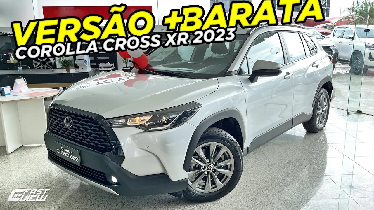 NOVO TOYOTA COROLLA CROSS XR 2.0 FLEX 2023 + SEGURO COM ACC, ASSITENTE DE FAIXA E PRÉ COLISAO