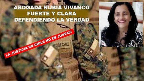 ABOGADA NUBIA VIVANCO FUERTE Y CLARA DEFENDIENDO LA VERDAD