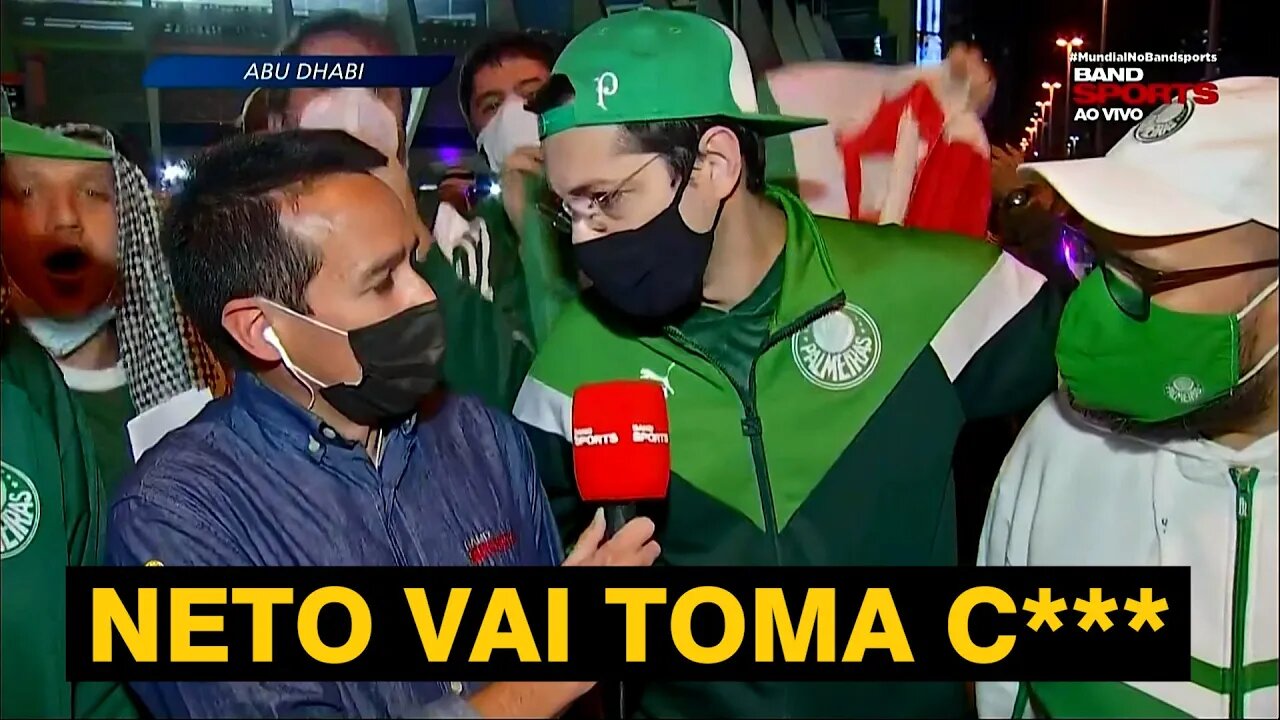 TORCIDA DO PALMEIRAS MANDA CRAQUE NETOR TOMA NO C**** AOVIVONA BAND SPORTS MUNDIAL DE CLUBE