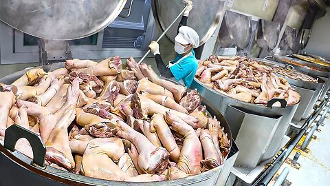Weird Pig Product Processing In Factory That You Don't Know - Legs, Offal, Skin, Bone Meal