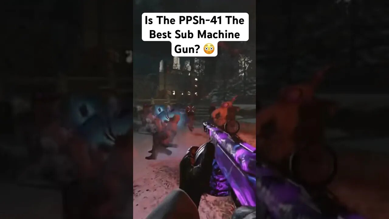 Is The PPSh-41 The Best Sub in COD Zombies? 🤔 #callofduty #gaming #zombiesurvival #shooter #ps5