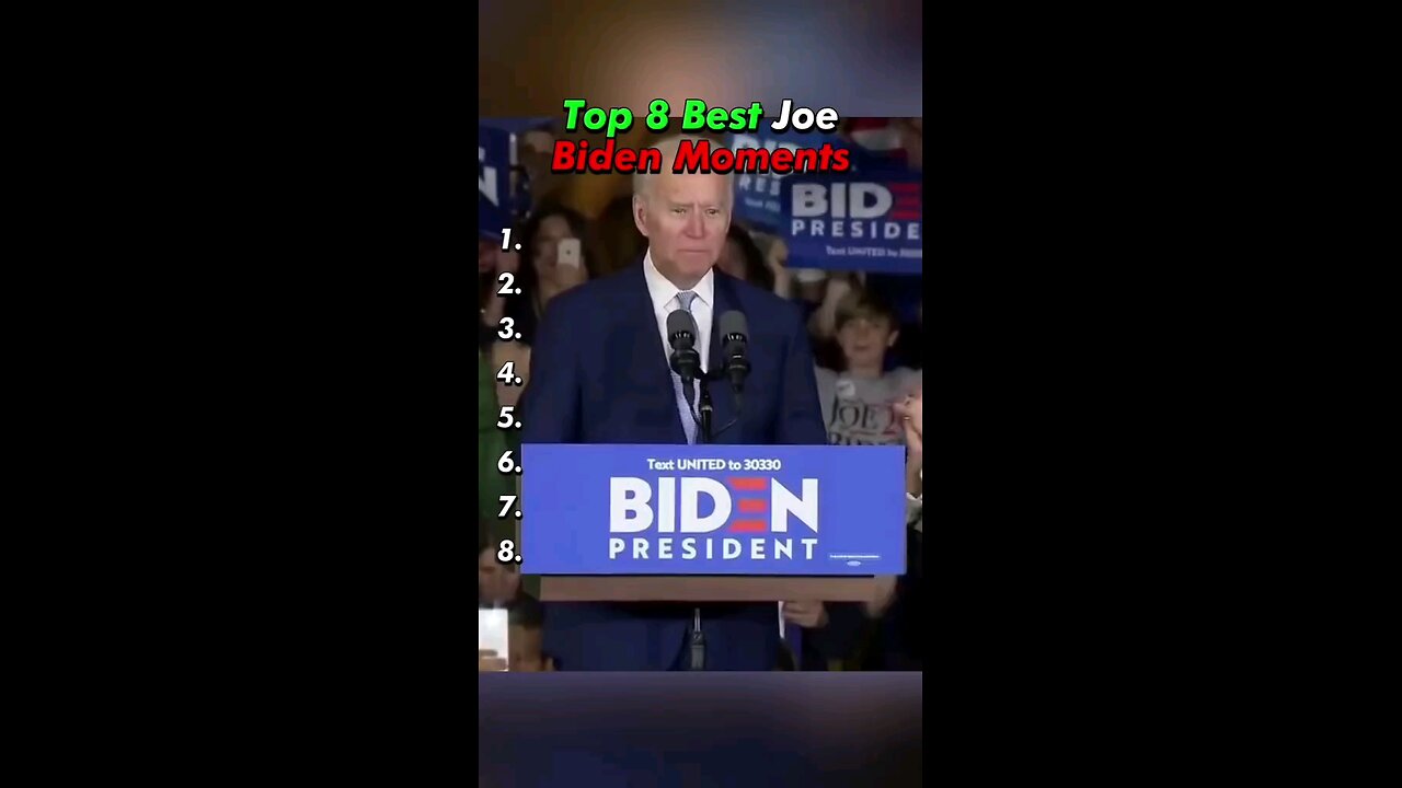 Biden top 8 moments