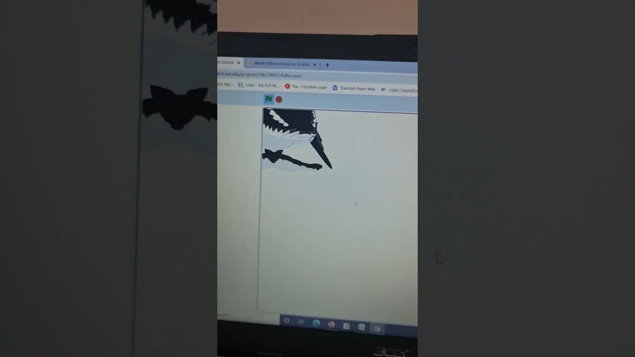 Google tricks no.45 (whale follow mouse) #shorts #youtubeshorts