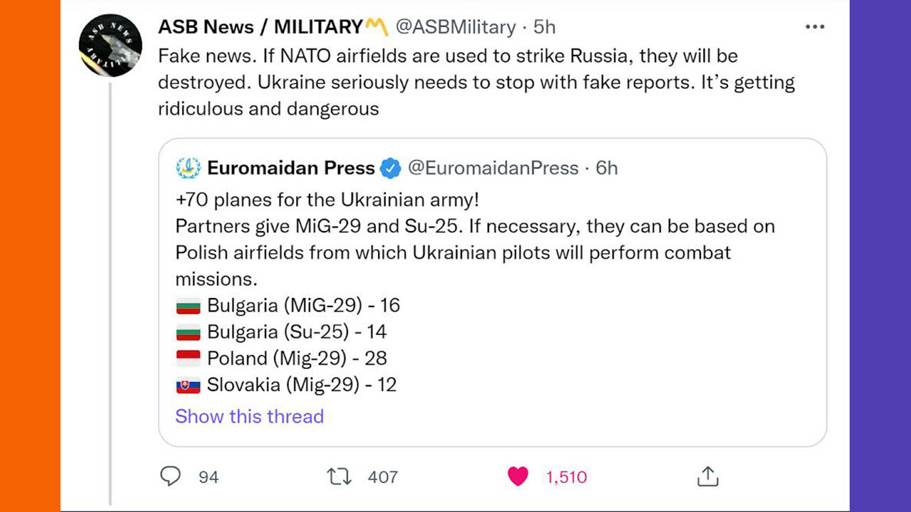 Lying Media Instigating NATO Into Conflict