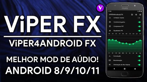 Como Instalar o ViPER4ANDROID FX no ANDROID 11! | ViperFX Android Magisk