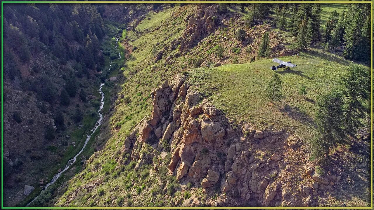 sketchy off-airport takeoff in a bushplane