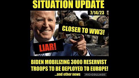 SITUATION UPDATE: WW3 IS GETTING CLOSER! BIDEN MOBILIZING 3,000 US RESERVIST TROOPS TO BE DEPLOYED..