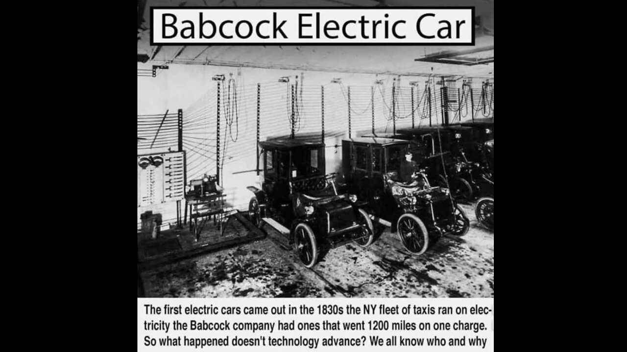 1830! FIRST ELECTRIC CAR AFTER RESET OF PREVIOUS HUMANITY