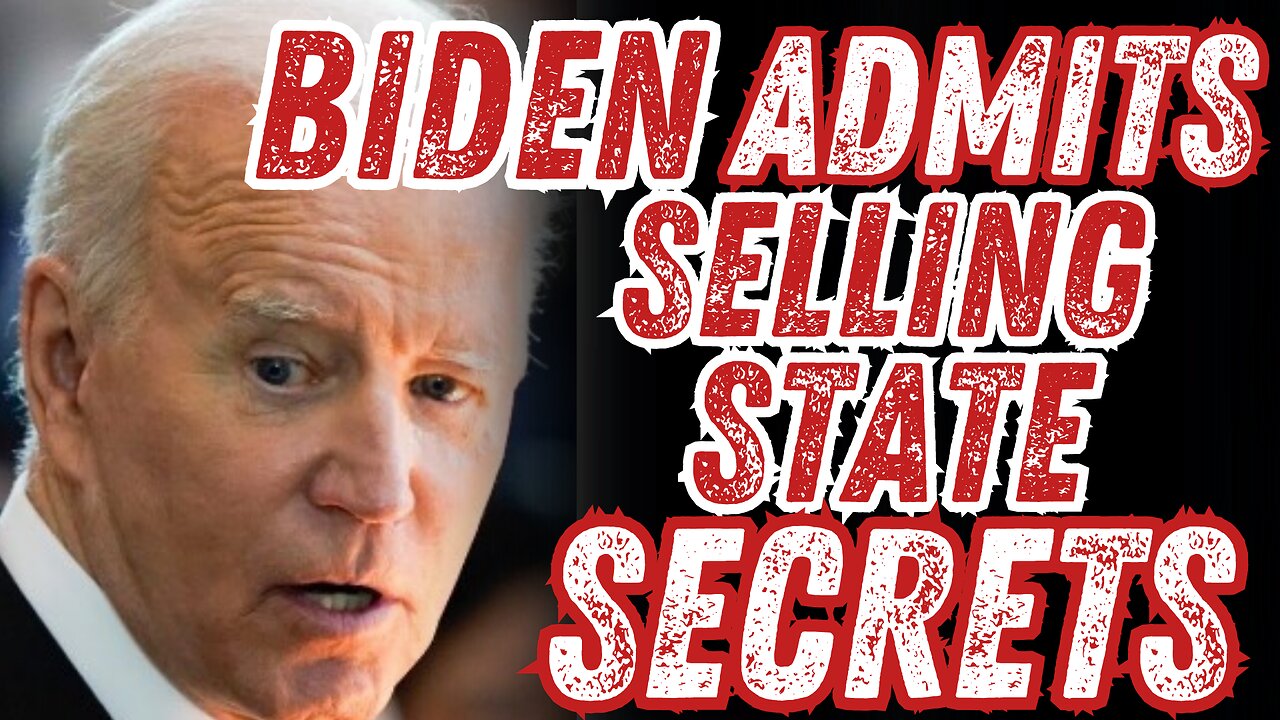 Senile Biden Says Quiet Part Out loud / The 48 Hour "Russian Coup"