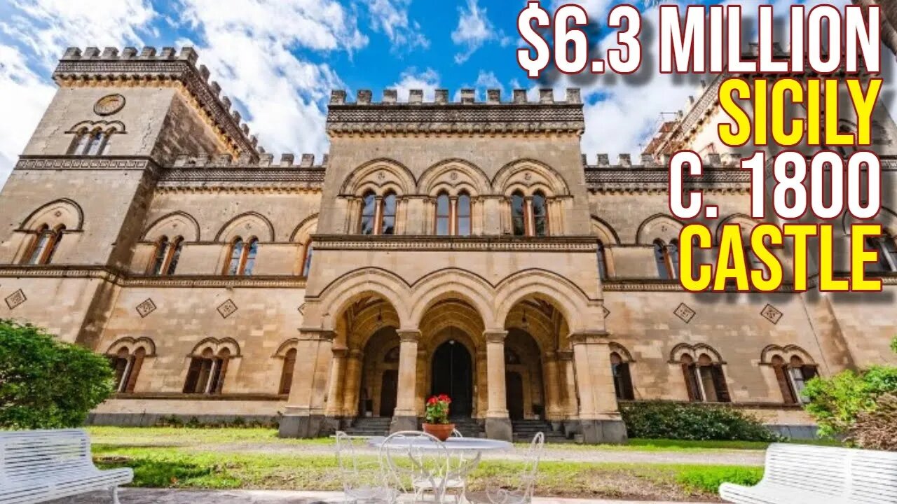 Explore $6.3 Million C. 1800 Castle in Sicily Italy