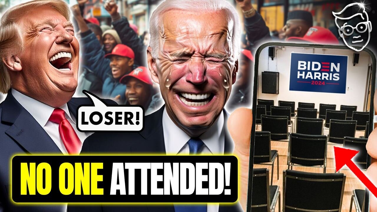 CHAOS: Biden SCREAMED OUT of His Hometown After NO ONE Showed For Event! Harlem Streets CHEER Trump