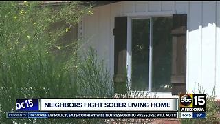 Neighbors taking action against Scottsdale sober living home