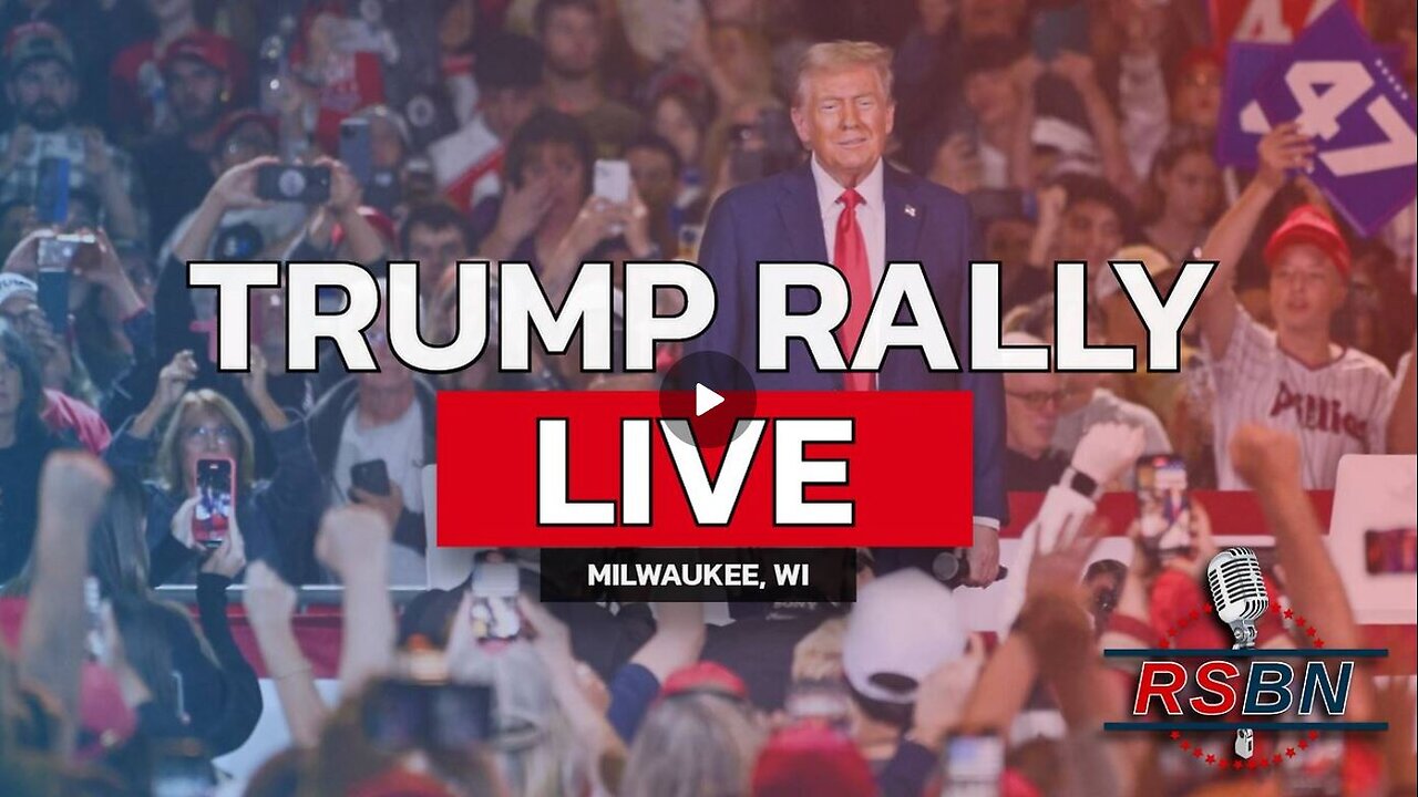 Trump Rally in Milwaukee, WI - WATCH PARTY! 11.1.2024