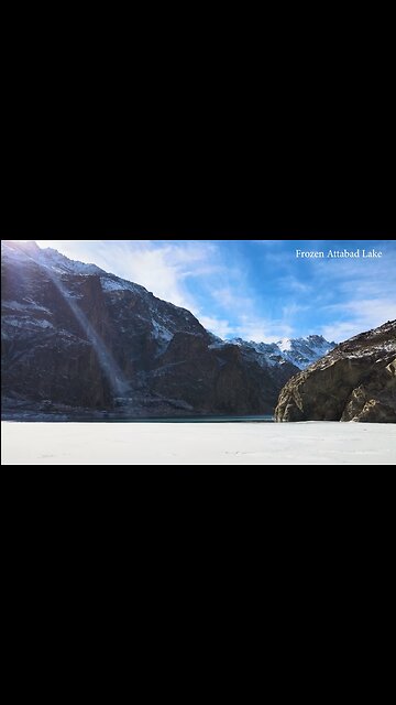 Frozen Attabad Lake - Pakistan