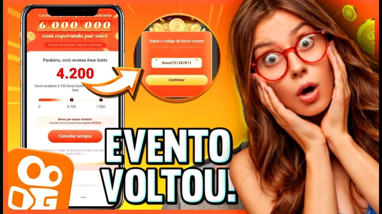 ✅GANHE até R$600,00 por SEMANA com IMPULSOS no Kwai