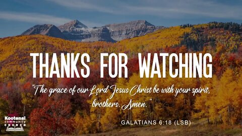 Created from Nothing (Hebrews 11:3) - KCC Worship Service