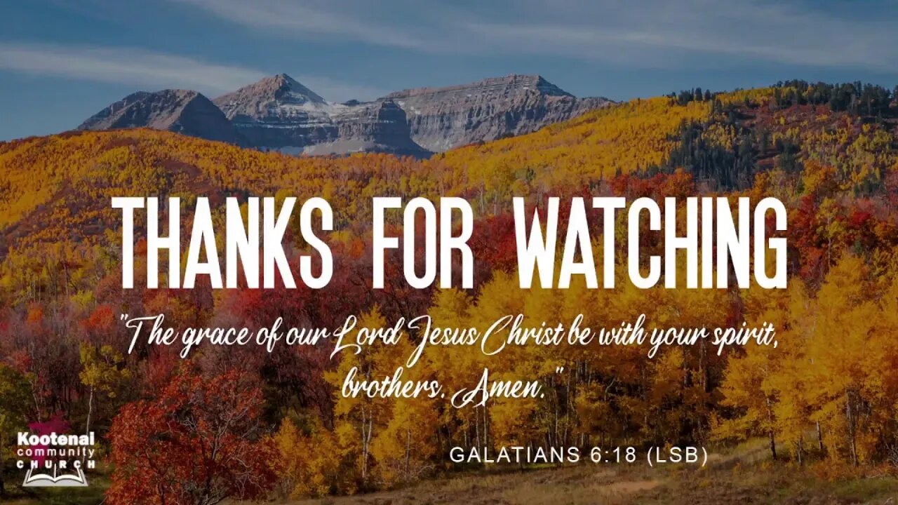 Created from Nothing (Hebrews 11:3) - KCC Worship Service