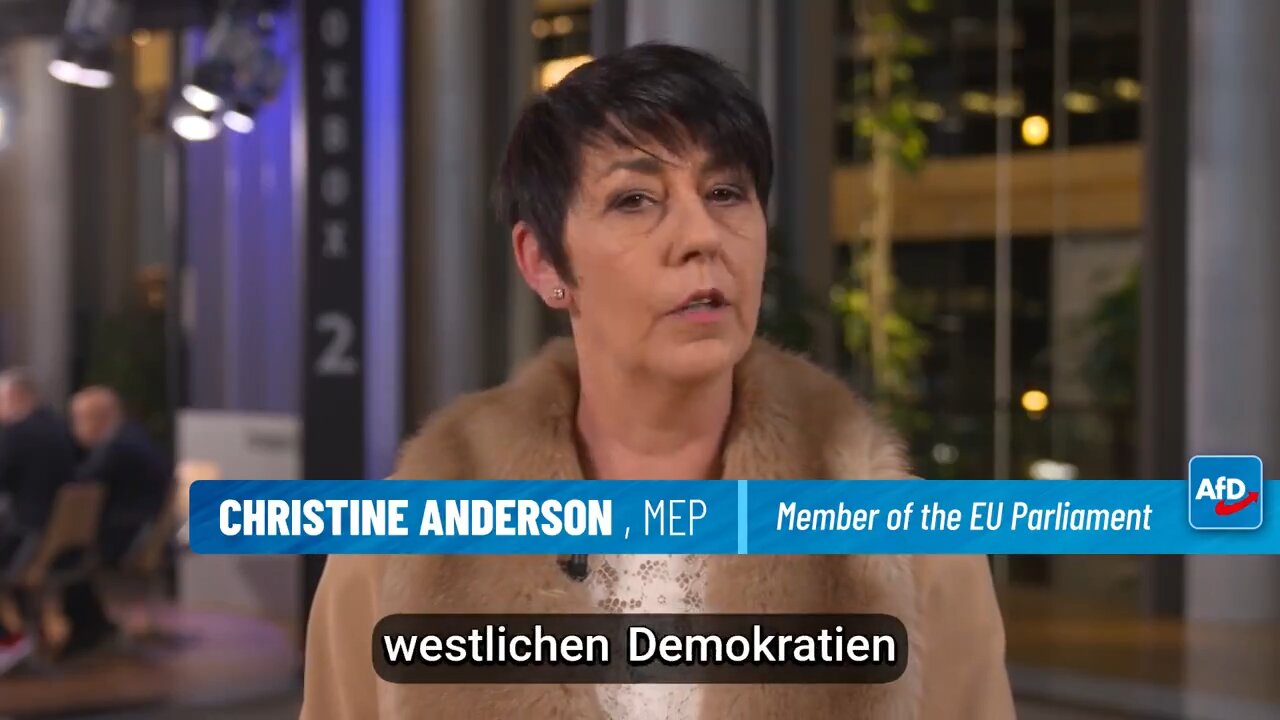 German MEP Christine Anderson: Why I support President Donald Trump!