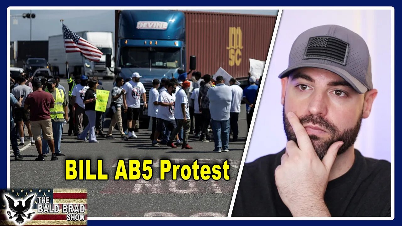 Truckers Protest California Law